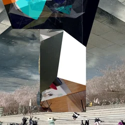 Collage urbain géométrique