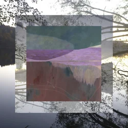 Paysage abstrait en couches