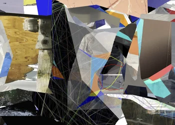 Collage géométrique moderne