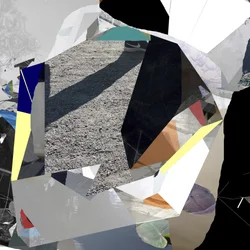 Collage abstrait urbain