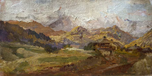 Mont Spluga, par Stefano Bersani (1872-1914)