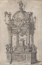 Le catafalque de Philippe IV d