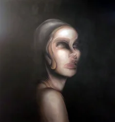 Portrait surréaliste de femme