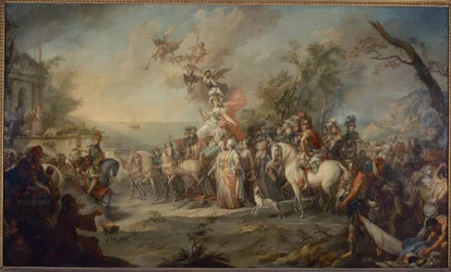 Allégorie de la victoire de la Grande Catherine sur les Turcs et les Tatars