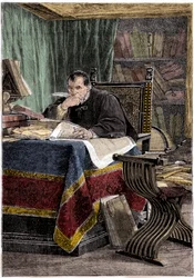 Portrait de Niccolo Machiavelli (1469-1527) (gravure)