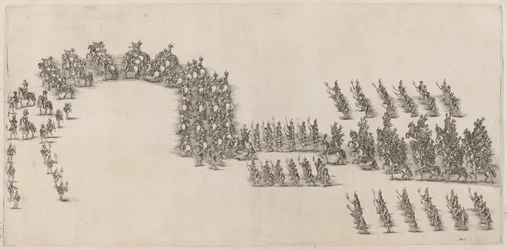 Une procession de soixante cavaliers et porteurs de torches