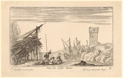 Vue sur la côte italienne