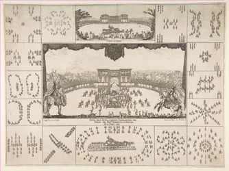 Carrousel à Florence pour le mariage du Grand-Duc Ferdinand II, 1637