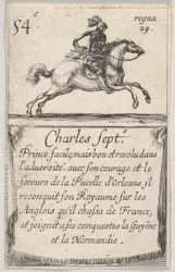 Charles Sept.-e Prince facile..., du Jeu des Rois de France Jeu des Rois de Fr..., 1644