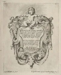 Collection de divers caprices et nouveaux dessins de cartouches et ornements