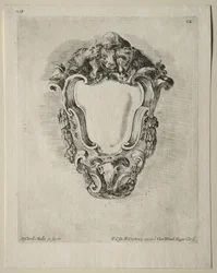 Collection de Divers Caprices et Nouveaux Dessins de Cartouches et Ornements : No 12