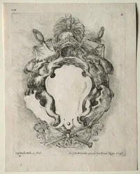 Collection de divers caprices et nouveaux dessins de cartouches et ornements: No. 4