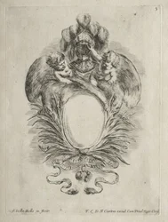 Collection de divers caprices et nouveaux dessins de cartouches et ornements : n° 5
