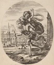 La Mort portant un enfant vers la gauche, probablement 1648