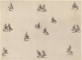 Cavaliers combattants, 1652