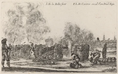 Tir des canons, vers 1641