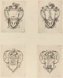 Quatre emblèmes pour les funérailles du prince Francesco de Medici