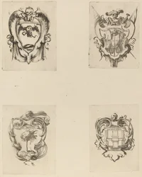 Quatre emblèmes pour les funérailles du Prince Francesco de Medici