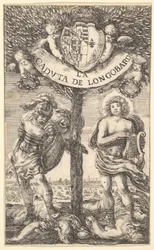 Frontispice pour La Chute des Longobardi, poèmes de Sigismond B..., 1656