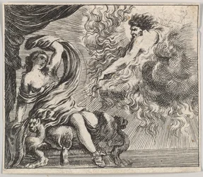 Jupiter et Sémélé, du Jeu de la Mythologie