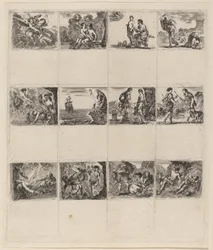 Cartes à jouer mythologiques, 1644
