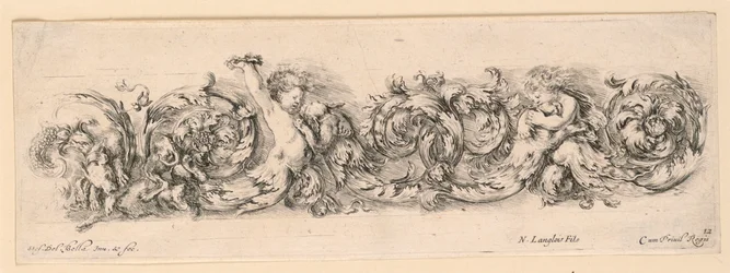 Ornements de frises et de feuillages