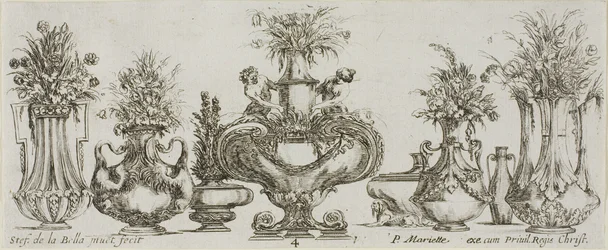 Quatrième planche de la Collection de divers vases