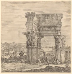 Le temple de la Concorde et le Forum romain
