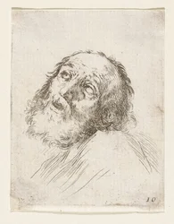 Tête de Saint Pierre repentant