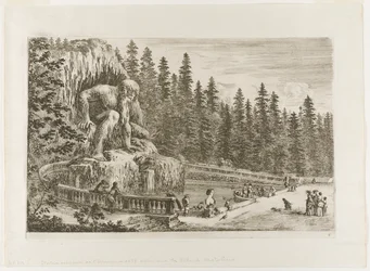 La Statue Colossale des Apennins, des Vues de la Villa di Pratolino