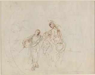 La Fuite en Égypte [verso]