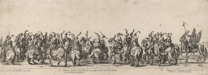 Trente archers et pages, 1633