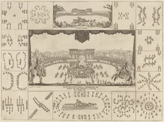Tournoi exécuté à Florence pour le mariage du Grand-Duc Ferdinand I