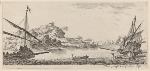 Deux galères et leurs lancements, en ou avant 1647