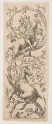 Deux chèvres grignotant des branches, vers 1653