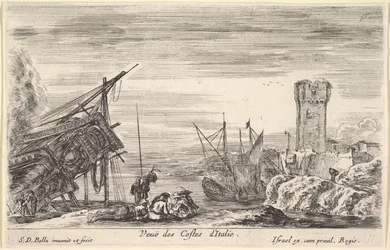Vue de la côte d