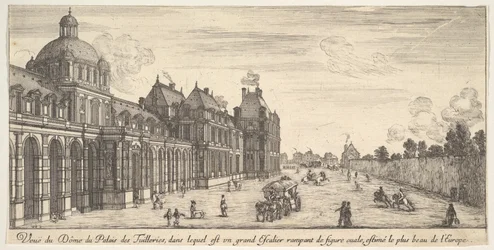 Vue du dôme du Palais des Tuileries, de Diverses vues de lieux remarquables