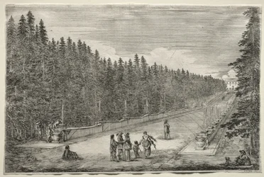 Vues de la villa de Pratolino