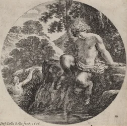 Jeune satyre au bord d