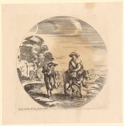 Deux voyageurs, l