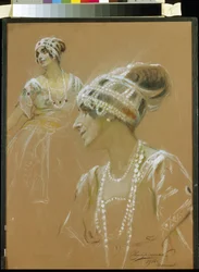 Portrait de la ballerine Vera Fokina
