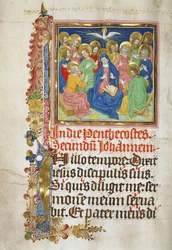 La descente du Saint-Esprit, 1450-1500