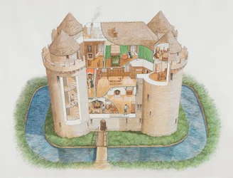 Château de Nunney, Somerset, 2006