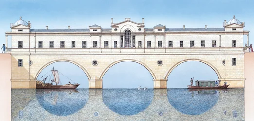 Pont Pulteney, Bath, vers 1774-1810