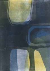 Arches Sun  Sea I, 2015 (monoprint sur papier)