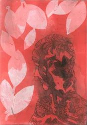 Cast II, 2015 (monoprint sur papier)