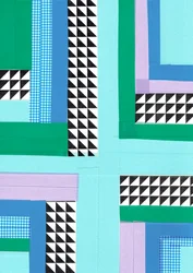 Criss cross I, 2017 (ruban adhésif sur papier)