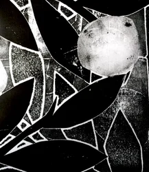Arbre de lune, 2016 (collage en monoprint)