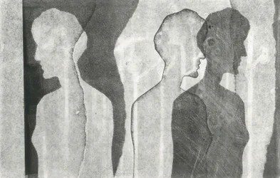 Tears I Bled VIII, 2016 (monoprint sur papier)