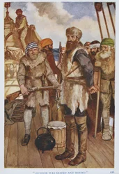 Hudson fut saisi et ligoté, illustration de 